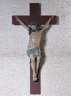 Christ en croix, chapelle Saint-Barthélemy (Pleucadeuc)