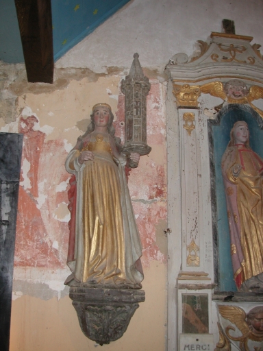 Statue de sainte Barbe