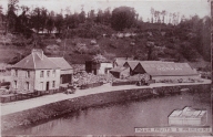 Usine de construction navale, puis usine liée au travail du bois Norman, la Courbure (Taden)