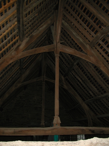 Charpente du manoir de La Driennais (Saint-Malo-de-Phily)