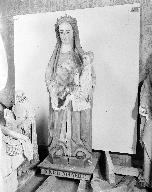 Statue (petite nature) : Vierge à l'enfant dite Notre-Dame-de-Bonne-Nouvelle (n° 1), chapelle de la Trinité (Quéven)