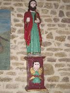 Ensemble de deux piédestaux, chapelle Saint-Nicolas (Lignol)