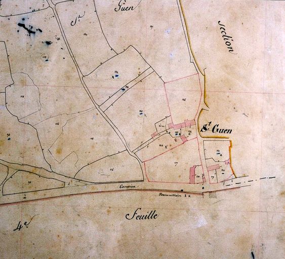 Ancien chemin de Saint-Guen puis rue du 65e R.I (Vannes)