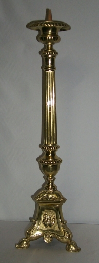 Ensemble 1 de 6 chandeliers d'autel
