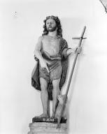 Statue (d'applique, petite nature) : saint Jean-Baptiste, chapelle Sainte-Catherine (Mespaul)