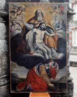 Tableau (tableau d'autel) : la Douleur du père, église paroissiale Saint-Vinoc (Plouhinec-29)