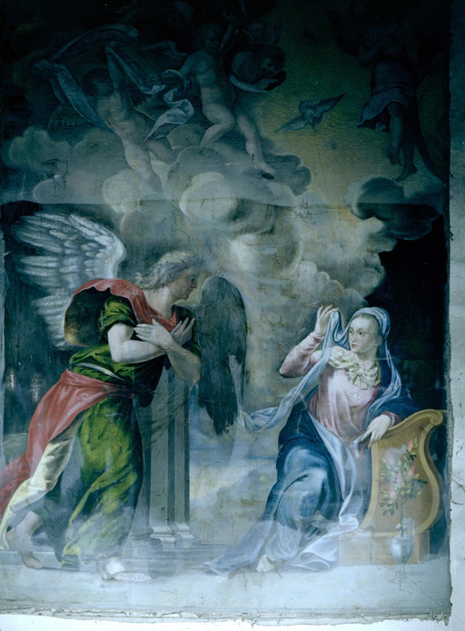 Tableau : Annonciation, église Notre-Dame de la Tronchaye (Rochefort-en-Terre)