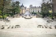 Escalier fontaine, Parc du Thabor (Rennes)