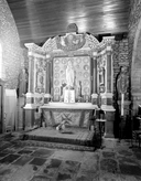 Ensemble de l'autel secondaire nord : autel, retable, église paroissiale Notre-Dame (Malansac)