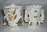 Ensemble de 2 vases d'autel
