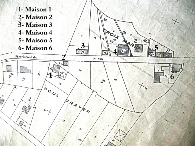 Écart dit village de Croix Mario (Bieuzy fusionnée en Pluméliau-Bieuzy en 2019)