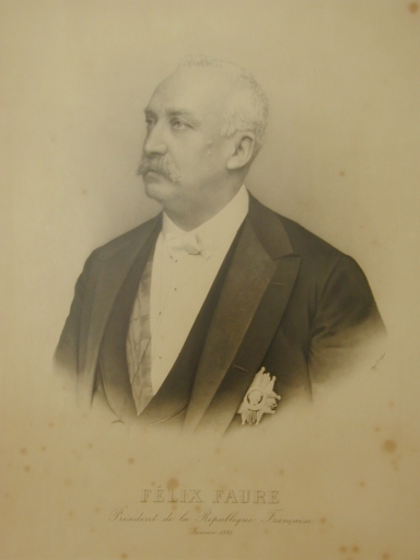 Estampe : Portrait du Président Félix Faure