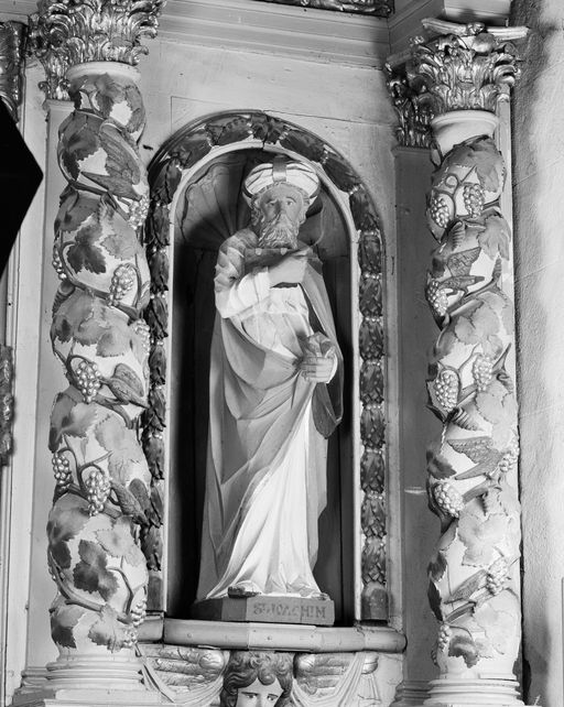 Statue : Saint Joachim, église Saint-Pierre (Lanouée fusionnée en Forges de Lanouée en 2019)