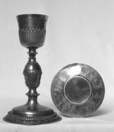 Calice, patène (2), église paroissiale Saint-Demet (Plozévet)