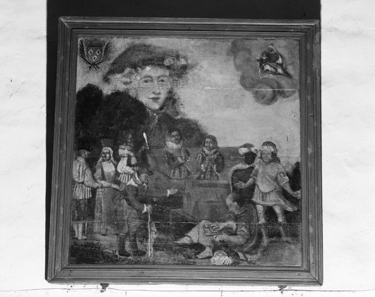 Tableau : le retour du seigneur du Garo (1), chapelle Notre-Dame de Béléan-ou-de-Bethléem (Ploeren)