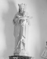 Statues (2) (pendant, petite nature) : saint Michel, Notre-Dame de Bon Secours, chapelle Saint-Michel (Baden)