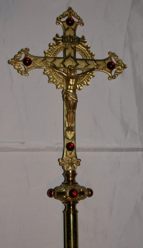 Paire de croix de procession