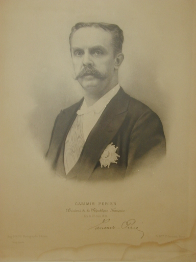 Estampe : Portrait du Président Casimir Perier