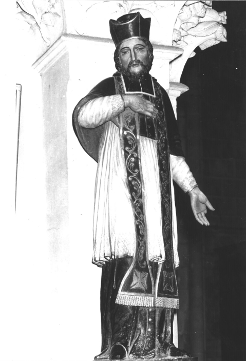 Statue (petite nature) : saint Yves, église paroissiale Saint-Laurent (Callac)