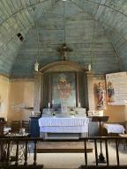 Autel, retable, tableau (maître-autel, autel tombeau, retable architecturé), chapelle du Prado (Guer)