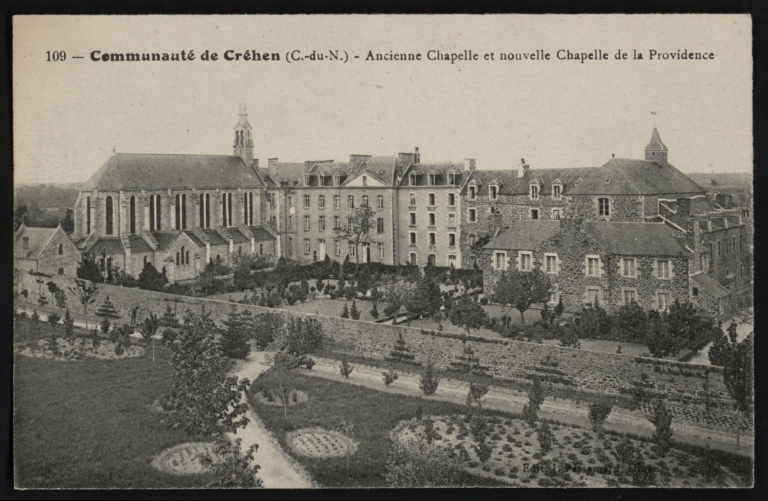 Pensionnat de la congrégation des Filles de la Divine Providence, 11 rue Guy Homery ; rue du Sacré-Coeur ; rue de la Fontaine ; route de l'Arguenon (Créhen)