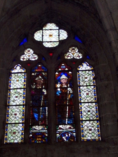 Verrière de la baie 212 : verrière des évêques