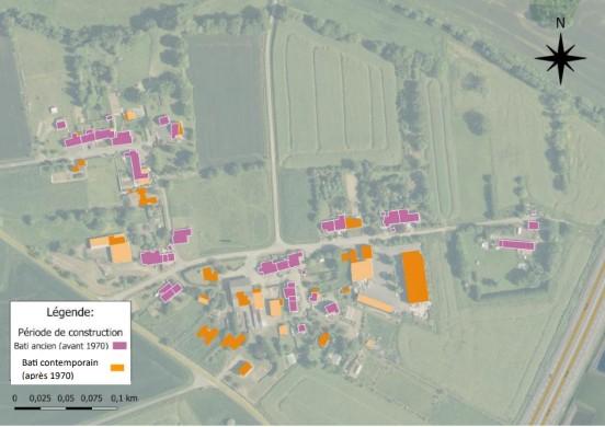 Les maisons et fermes de la commune de Poligné