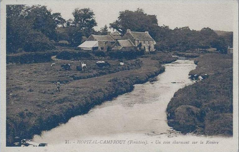 Les Moulins à eau de la commune de Hôpital-Camfrout