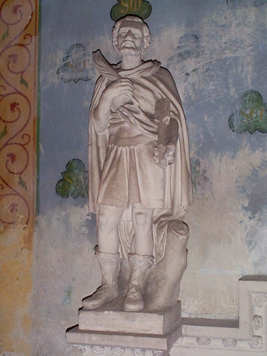 Statue (petite nature) : saint Sébastien