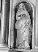Statue : Sainte Anne, chapelle Saint-Golven, le Vieux-Bourg (Taupont)