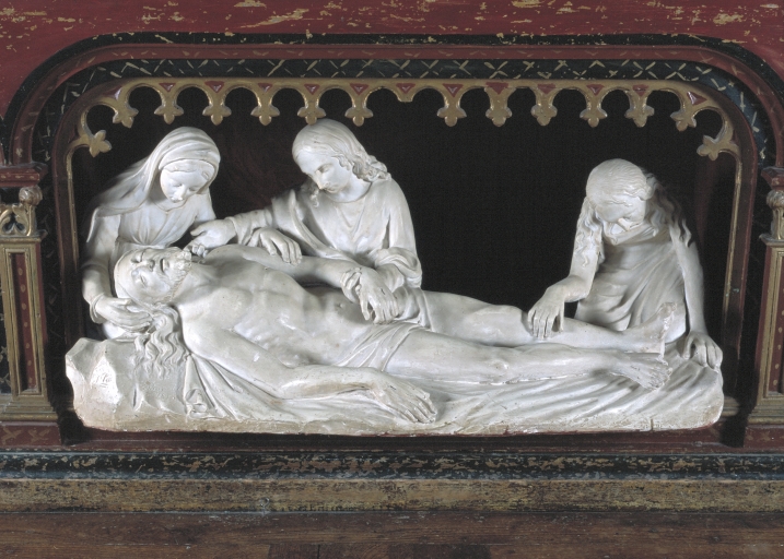 Groupe sculpté : Mise au tombeau