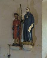 Statue : saint abbé dit Saint Rémy, chapelle Saint-Maur (Ploërmel)