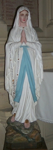 Statue 1 : Vierge, dite Notre-Dame de Lourdes