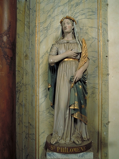 Statue : sainte Philomène