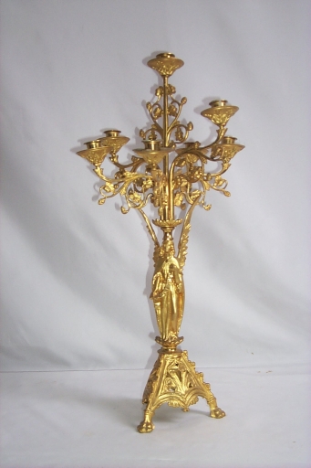 Paire 4 de chandeliers d'église