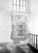 Crédence, chapelle Notre-Dame-de-la-Fosse (Ploërdut)