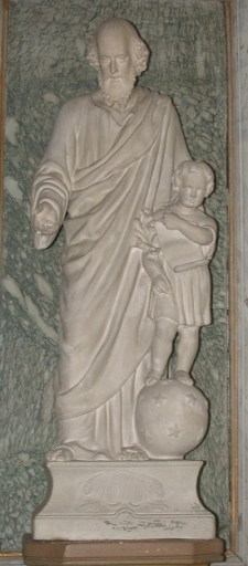 Statue : Saint Joseph et l'Enfant