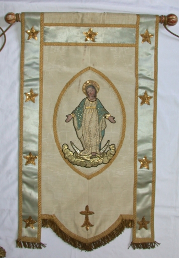 Bannière de procession : Immaculée Conception