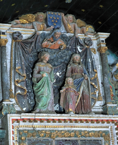 Groupe sculpté : Sainte Parenté
