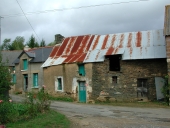 Alignement de maisons, la Mamussais (La Chapelle-de-Brain)