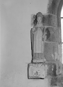 Statue (petite nature) : saint Pierre, chapelle Saint-Albaud (Berné)