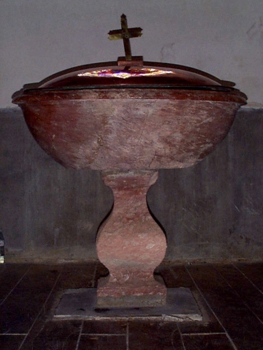 Fonts baptismaux, clôture des fonts baptismaux
