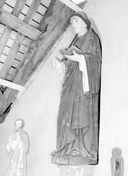Statue : Saint Gildas, chapelle Saint-Gildas, Quelneuc (Taupont)