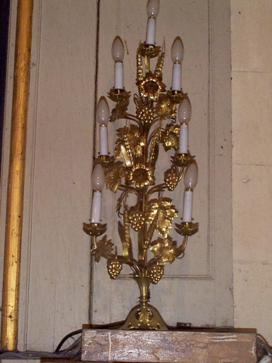 Ensemble 2 de 4 chandeliers d'autel
