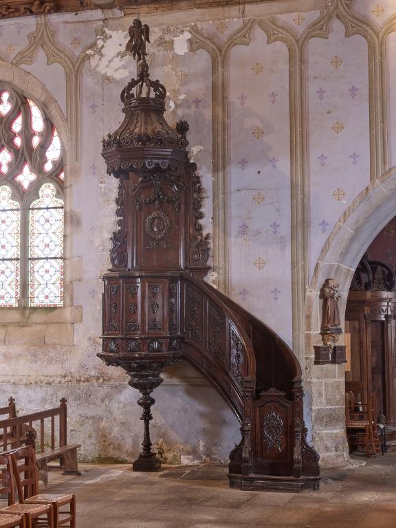Chaire à prêcher, église paroissiale Notre-Dame (Le Quillio)