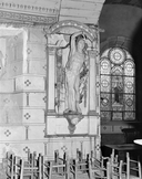 Statue (d'applique, petite nature) : saint Sébastien, église paroissiale Saint-Pierre (Pleudaniel)