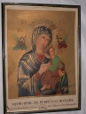 Estampe encadrée : Vierge à l'Enfant, dite Notre-Dame du Perpétuel Secours