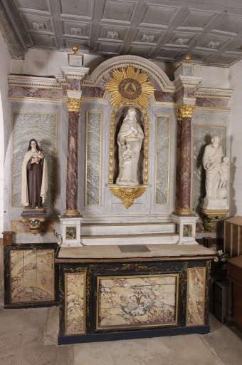 Autel, retable et gradins d'autel