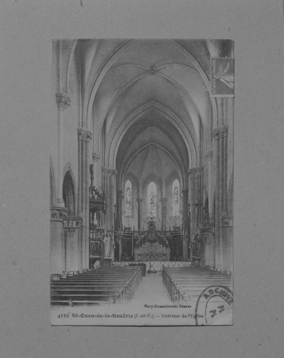 Le patrimoine mobilier de l'église de Saint-Ouen-la-Rouërie, rue de l'Eglise (Saint-Ouen-la-Rouërie fusionnée en Val-Couesnon en 2019)