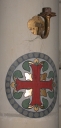 Douze croix de consécration et douze porte-luminaires